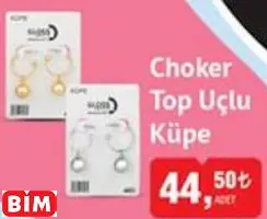 CHOKER TOP UÇLU KÜPE CHOKER TOP UÇLU KÜPE